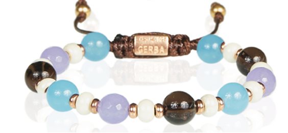 Pulsera Gerba Mujer macramè in Piedras semipreciosas ART345GERBA - ART345GERBA